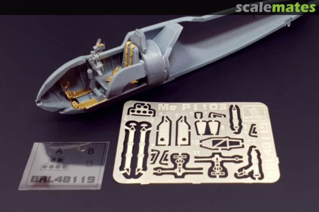 Boxart Messerschmitt Me P 1103 photo etch BRL48119 Brengun Boxart Messerschmitt Me P 1103 photo etch BRL48119 Brengun