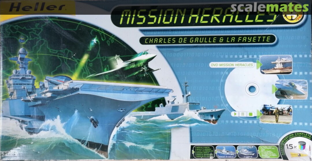 Boxart porte-avion Charles De Gaulle 52901 Heller