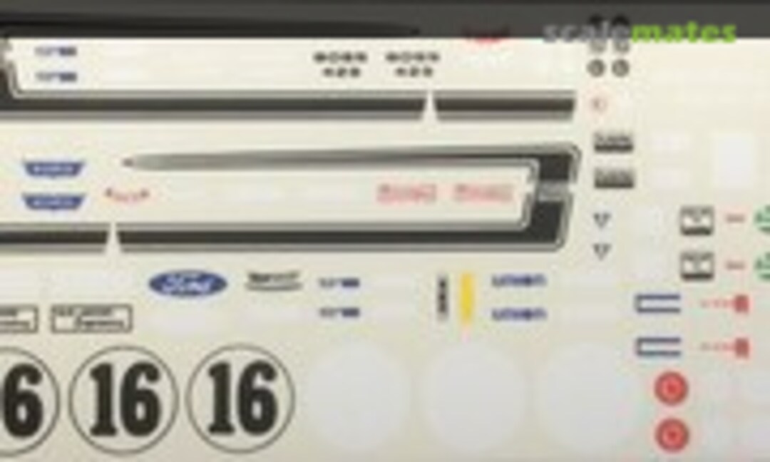 1:25 1969 Ford Mustang Trans-Am (Black Stripes, Sponsor Art) (Fred Cady Decals 43) 43