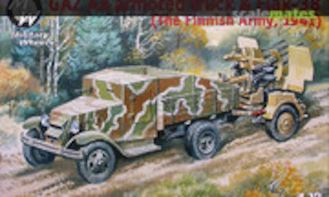 1:72 GAZ-AA armored truck & Flak-38 (Military Wheels 7243) 7243