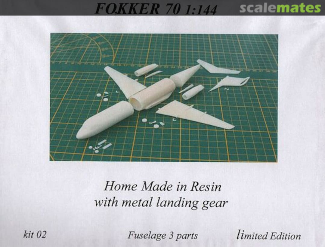 Boxart Fokker 70 kit 02 JL Models Boxart Fokker 70 kit 02 JL Models