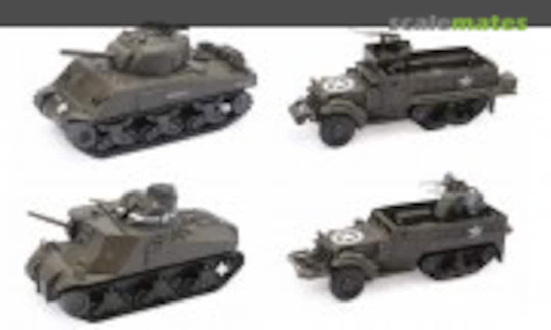Classic Tank Model set (12 pcs) (NewRay 61537R)