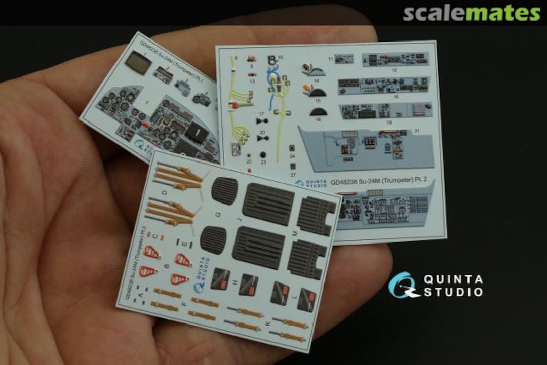 Contents Su-24M Fencer interior 3D decal QD48238 Quinta Studio Contents Su-24M Fencer interior 3D decal QD48238 Quinta Studio