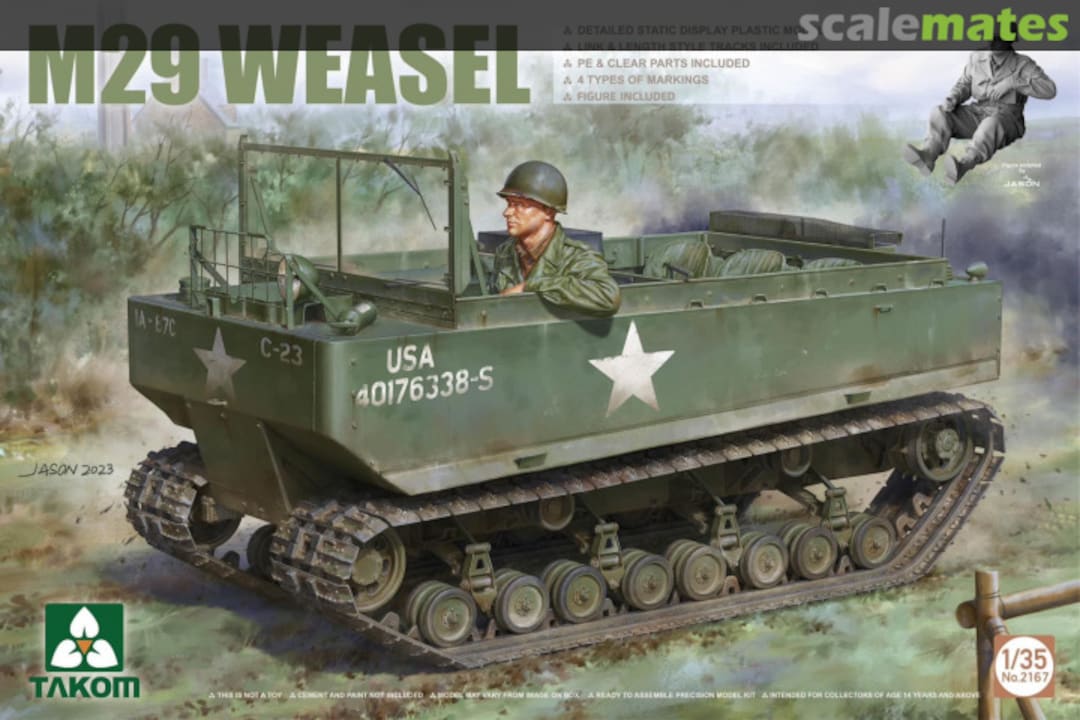 Boxart M29 Weasel 2167 Takom Boxart M29 Weasel 2167 Takom