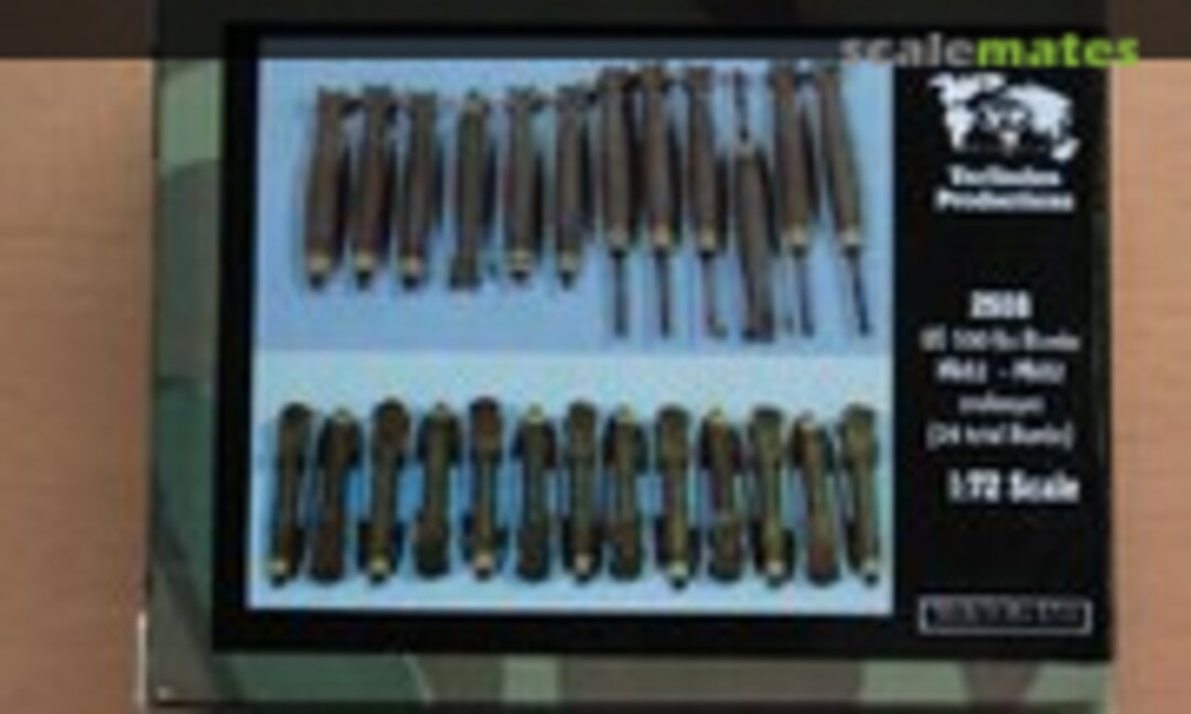 1:72 US 500lb bombs Mk 82/Mk 82 Snakeeyes (Verlinden Productions 2508)