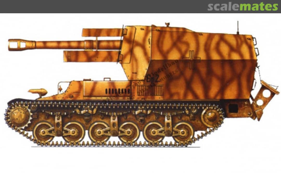 Boxart 10,5 cm leFH 18/40 Lorraine (f) Becker MT72622 Modell Trans Modellbau