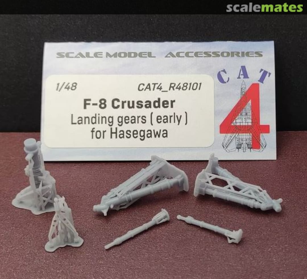 Boxart F-8 Crusader Landing gears (early) R48101 CAT4 Boxart F-8 Crusader Landing gears (early) R48101 CAT4