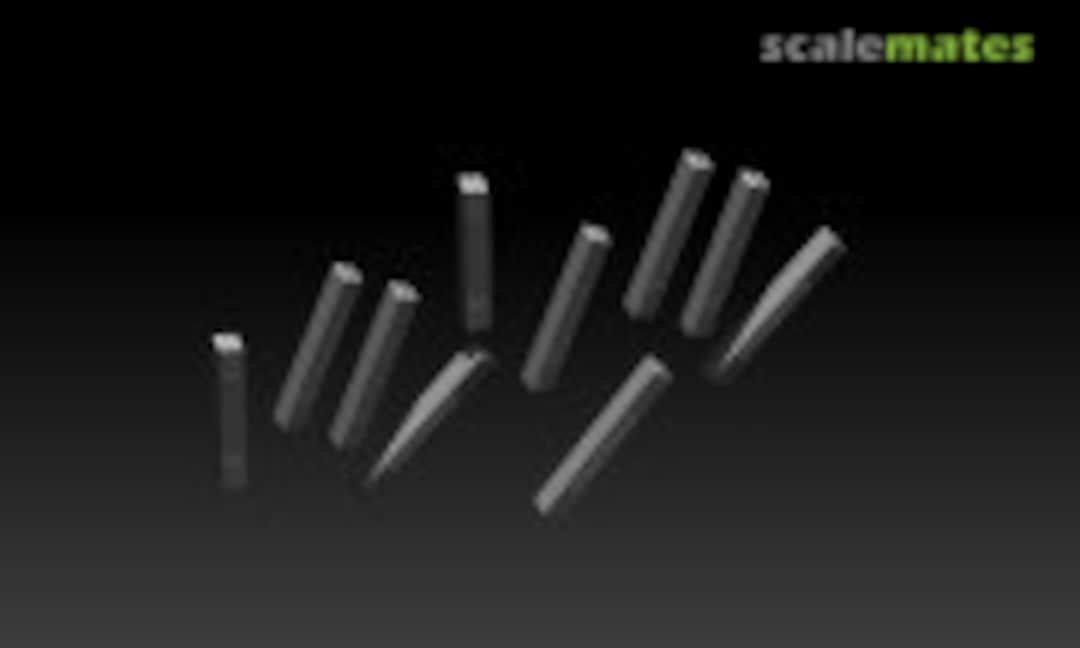 1:35 German MP-40, 10 magazines set (Keria Prod )