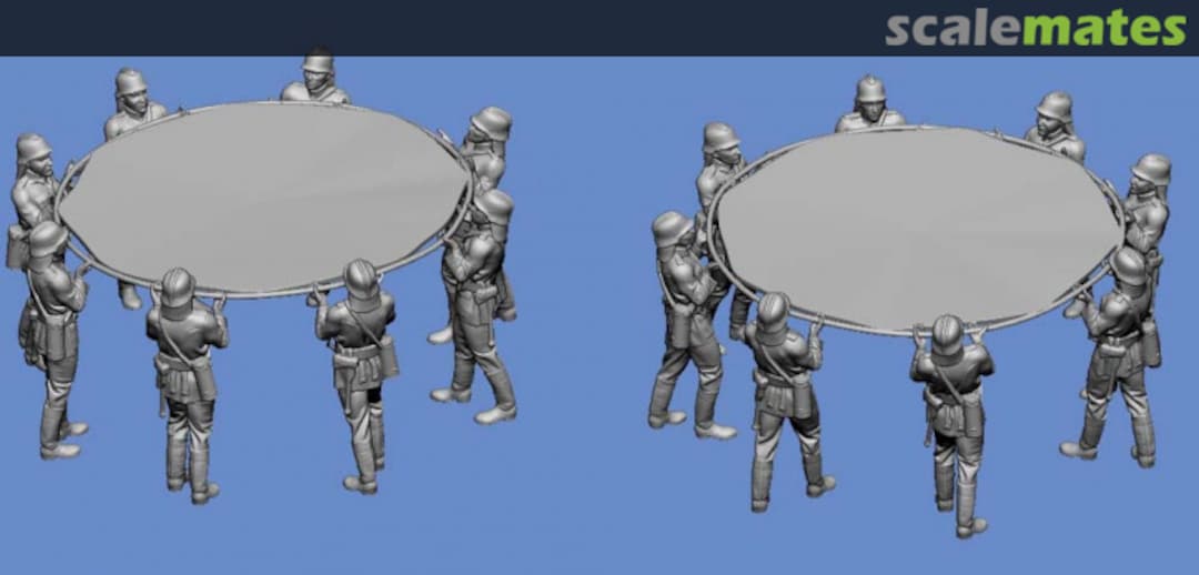 Boxart Fire Brigade In Action - Rescue Operation - Firefighters With Jumping Mat GF72-WW2-518 Germania Figuren Boxart Fire Brigade In Action - Rescue Operation - Firefighters With Jumping Mat GF72-WW2-518 Germania Figuren