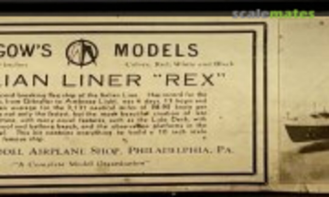 1:700 Italian Liner Rex (Megow )