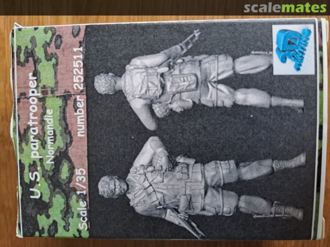 Boxart U.s. paratrooper Normandy 252511 Front Line Scale Models Boxart U.s. paratrooper Normandy 252511 Front Line Scale Models