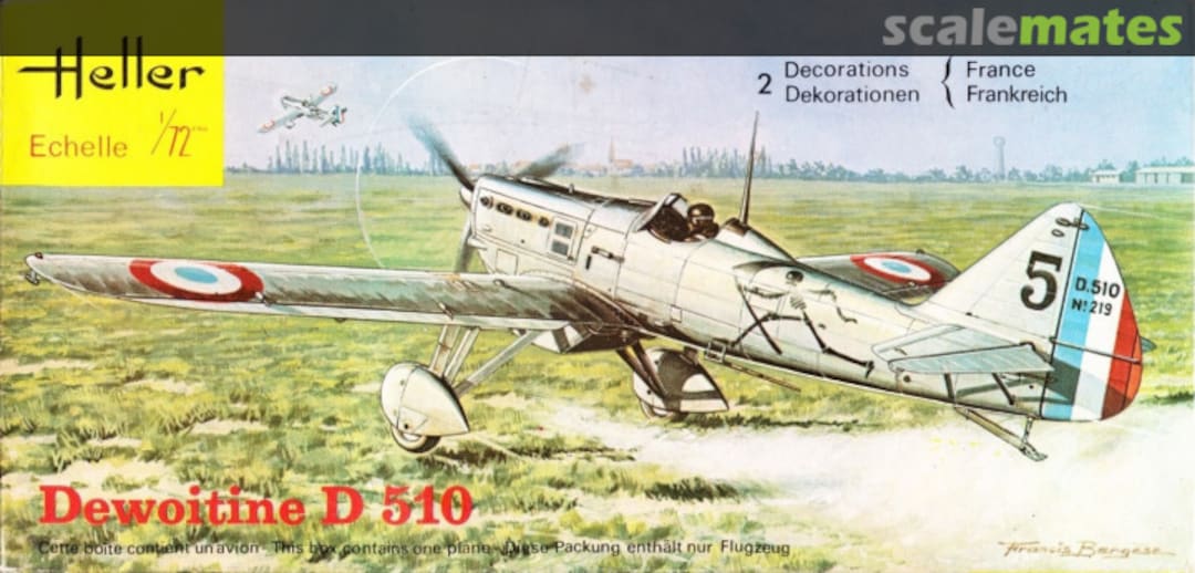 Boxart Dewoitine D 510 102 Heller Boxart Dewoitine D 510 102 Heller