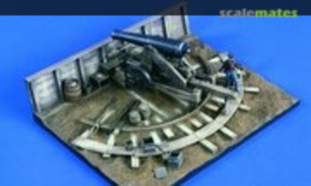 1:32 32 PDR Gun in Battery Seacoast Barbetta (Verlinden Productions 2125) 2125