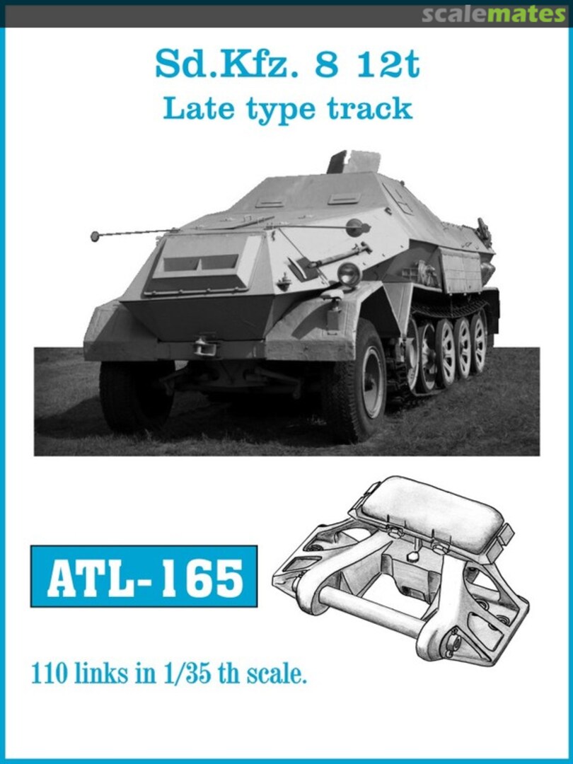 Boxart Sd.Kfz.8 12t - late type track ATL-165 Friulmodel Boxart Sd.Kfz.8 12t - late type track ATL-165 Friulmodel