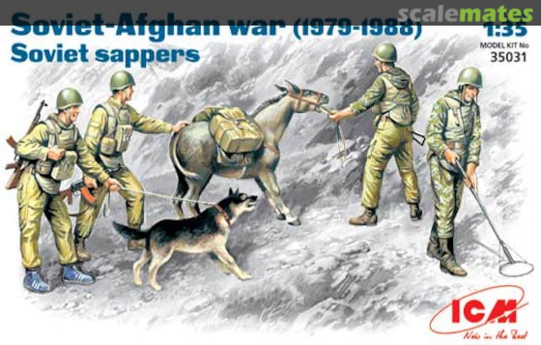 Boxart Soviet Sappers 35031 ICM