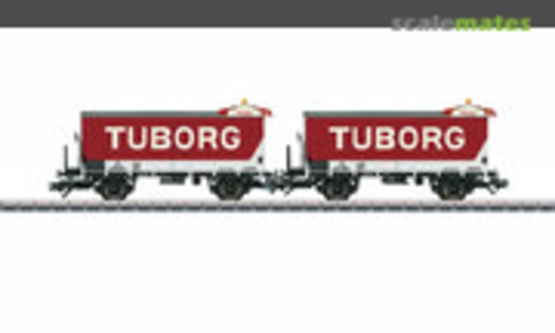 2pc beer car set &quot;Tuborg&quot; type ZB (Märklin 48777)