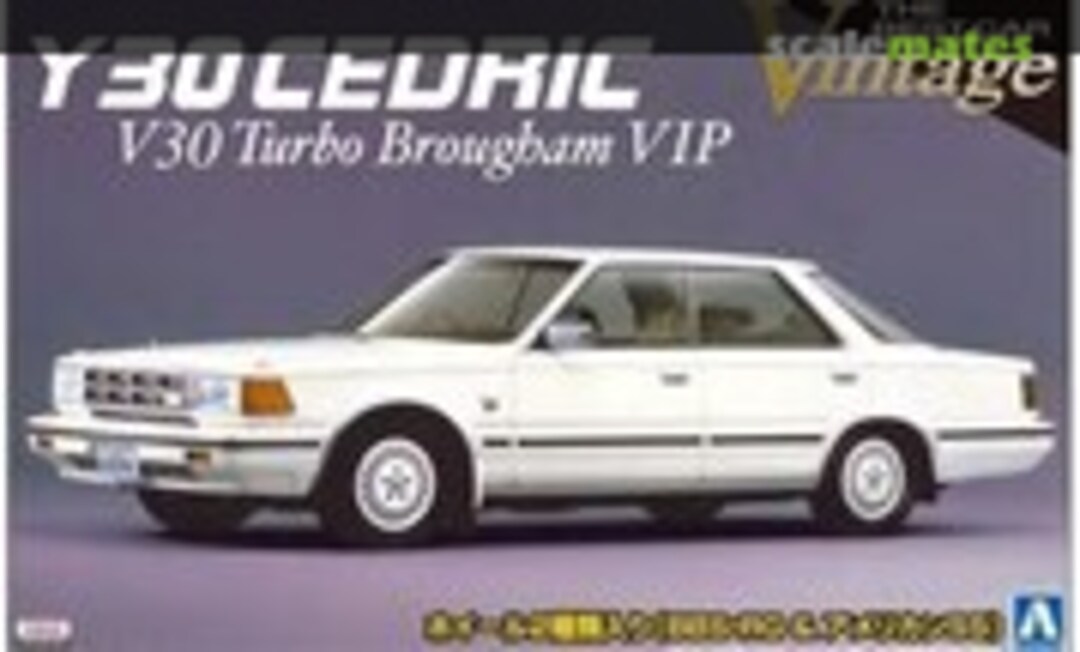 1:24 Y30 Cedric 4DrHT V30 Turbo Brougham VIP (Aoshima 041024)