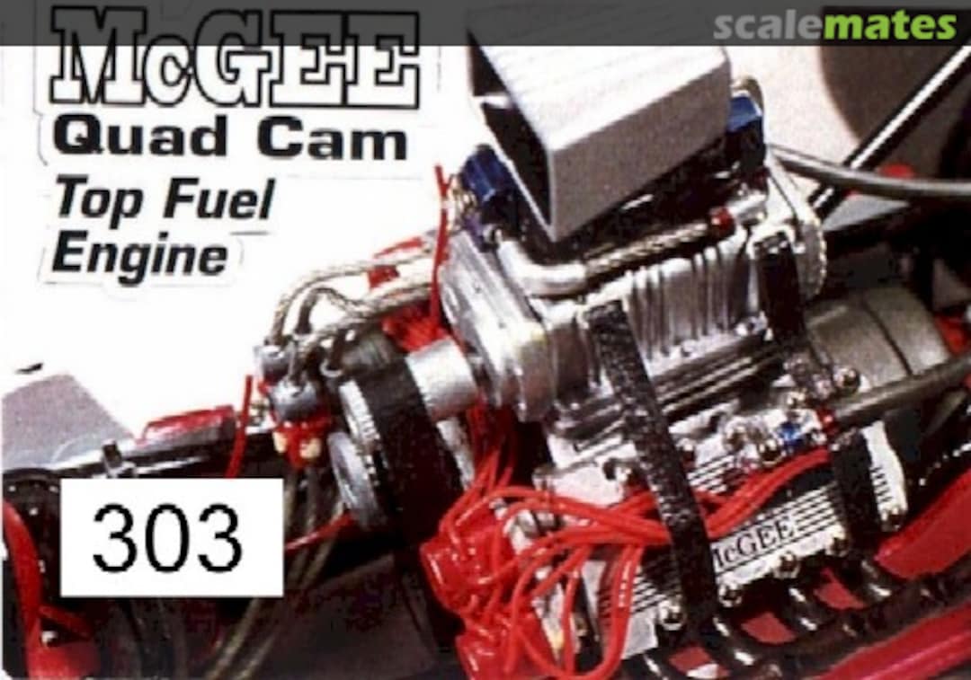 Boxart McGee Quad Cam Top Fuel Engine RGE303 Ross Gibson Engines Boxart McGee Quad Cam Top Fuel Engine RGE303 Ross Gibson Engines