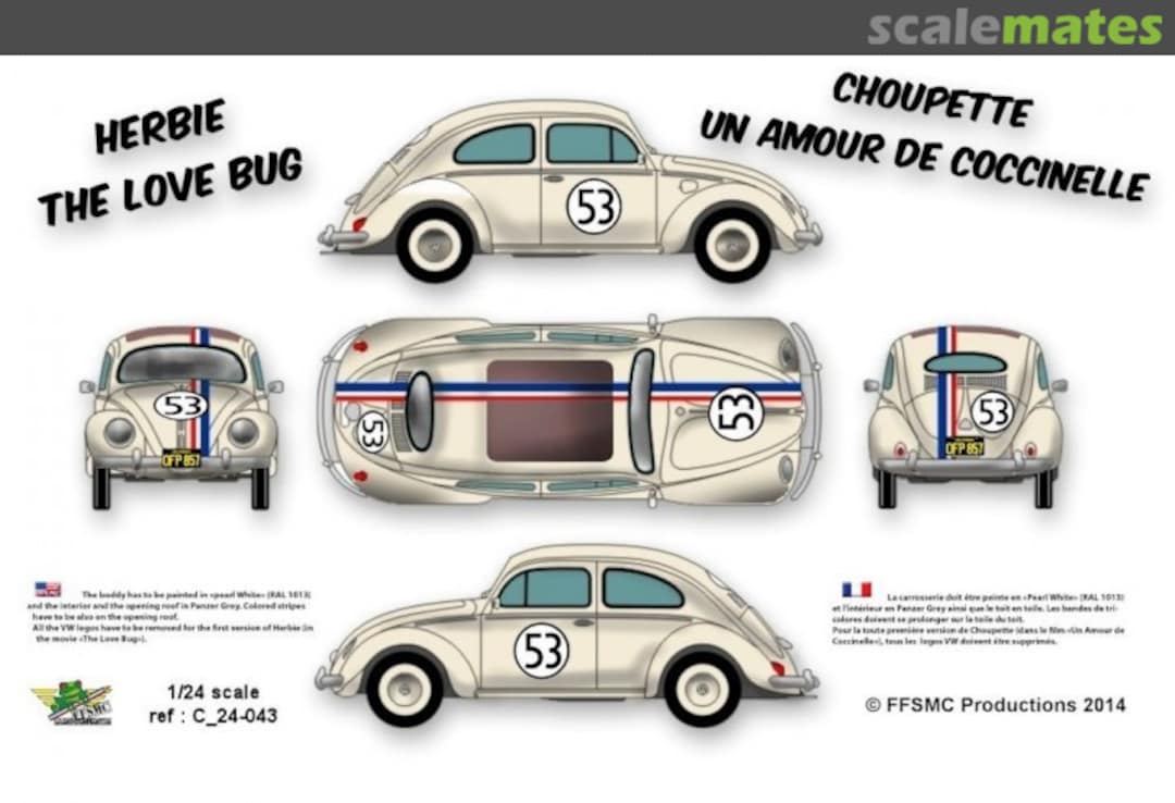 Boxart Herbie/The Love Bug C 24-043 FFSMC Productions Boxart Herbie/The Love Bug C 24-043 FFSMC Productions