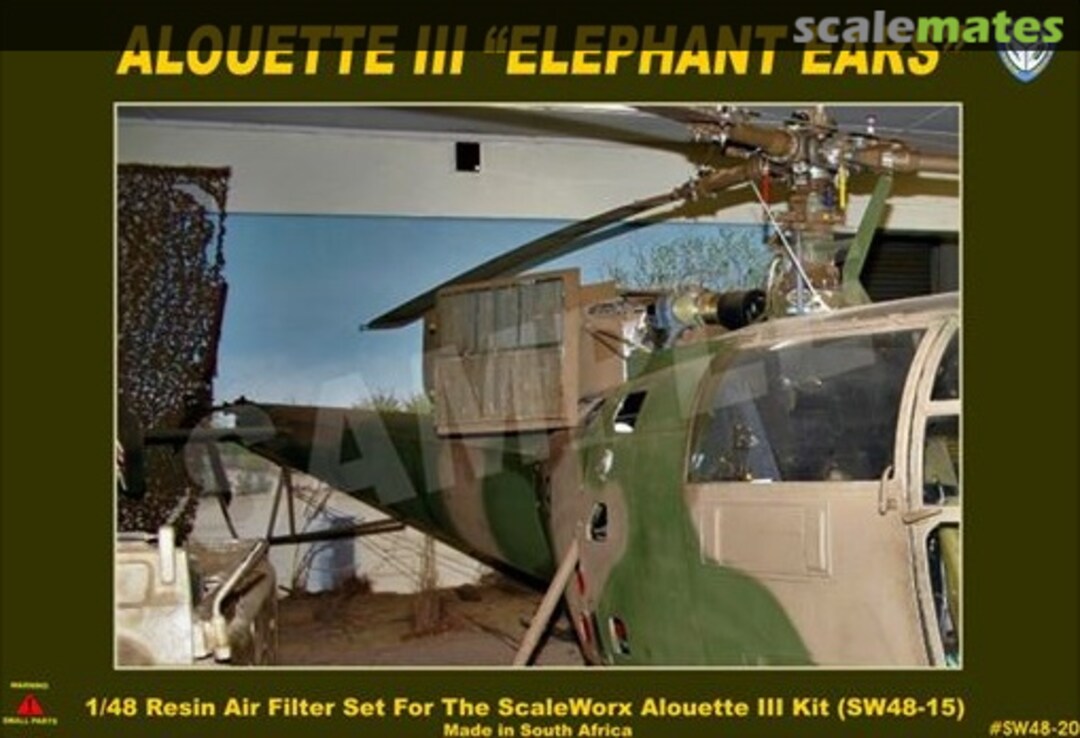 Boxart Alouette III "Elephant Ears" SW48-20 ScaleWorx Boxart Alouette III "Elephant Ears" SW48-20 ScaleWorx
