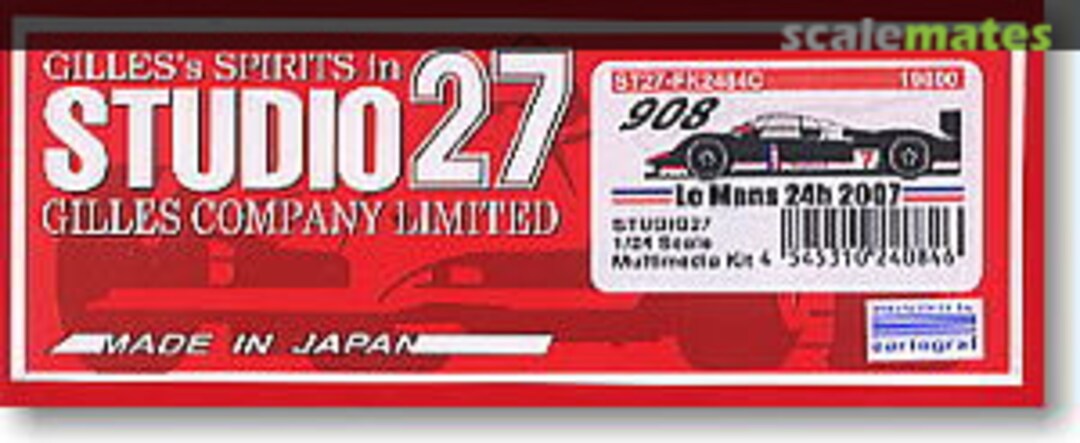 Boxart Peugeot 908 ST27-FK2484C Studio27 Boxart Peugeot 908 ST27-FK2484C Studio27