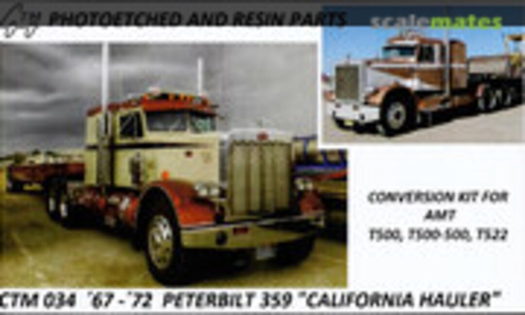 1:25 '67-'72 Peterbilt 359 &quot;California Hauler (Czech Truck Model CTM 034)