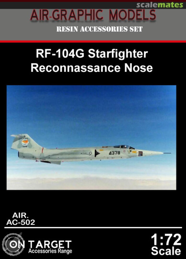 Boxart RF-104G Starfighter Reconnassance Nose AIR.AC-502 Air-Graphics Models Boxart RF-104G Starfighter Reconnassance Nose AIR.AC-502 Air-Graphics Models