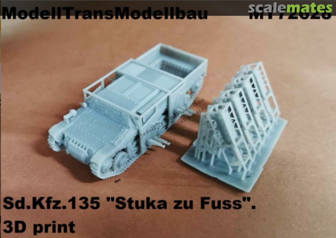 Contents Sd.Kfz. 135 "Stuka zu Fuss" MT72628 Modell Trans Modellbau Contents Sd.Kfz. 135 "Stuka zu Fuss" MT72628 Modell Trans Modellbau