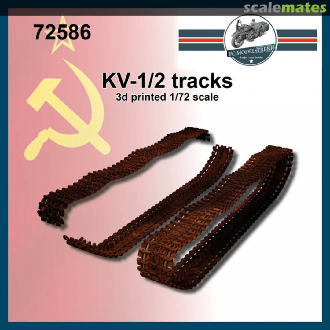 Boxart KV-1/2 tracks 72586 FC Model Trend Boxart KV-1/2 tracks 72586 FC Model Trend