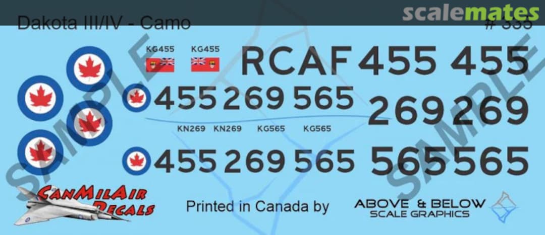 Boxart Douglas Dakota III & IV 335 Above & Below Graphics Boxart Douglas Dakota III & IV 335 Above & Below Graphics