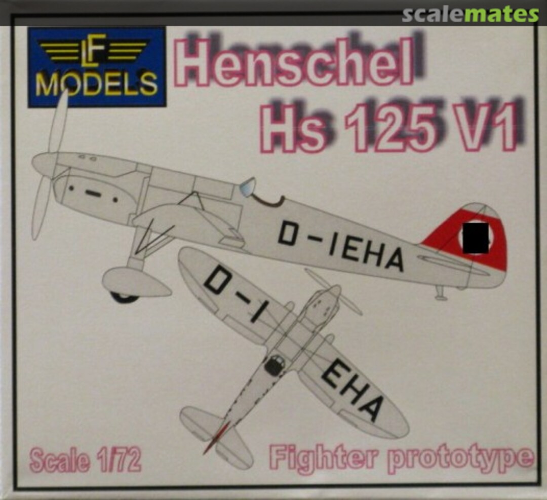 Boxart Henschel Hs 125 V1 7299 LF Models Boxart Henschel Hs 125 V1 7299 LF Models