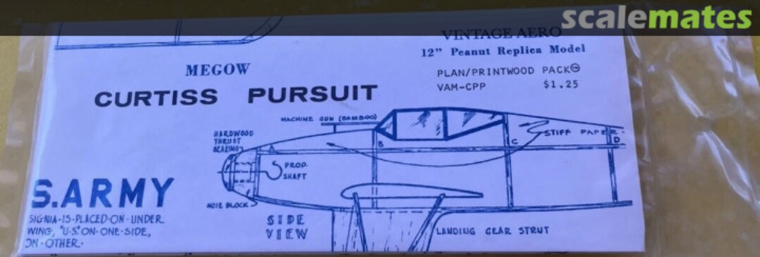 Boxart Curtiss Pursuit VAM-CPP Vintage Aero Models