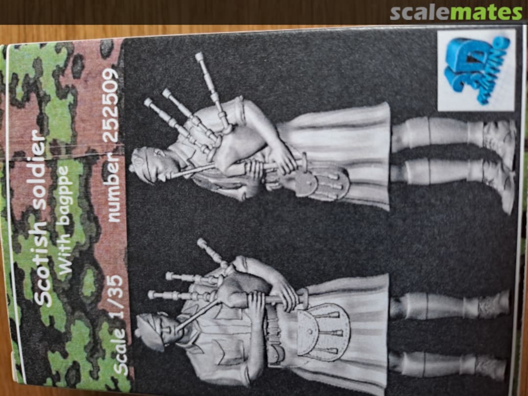 Boxart Scottish soldier with bagpipe 252509 Front Line Scale Models Boxart Scottish soldier with bagpipe 252509 Front Line Scale Models