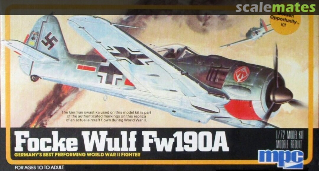 Boxart Focke Wulf Fw190A 1-4001 MPC Boxart Focke Wulf Fw190A 1-4001 MPC