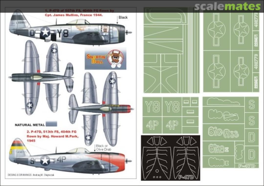 Boxart Republic P-47D Thunderbolt K32118 Montex