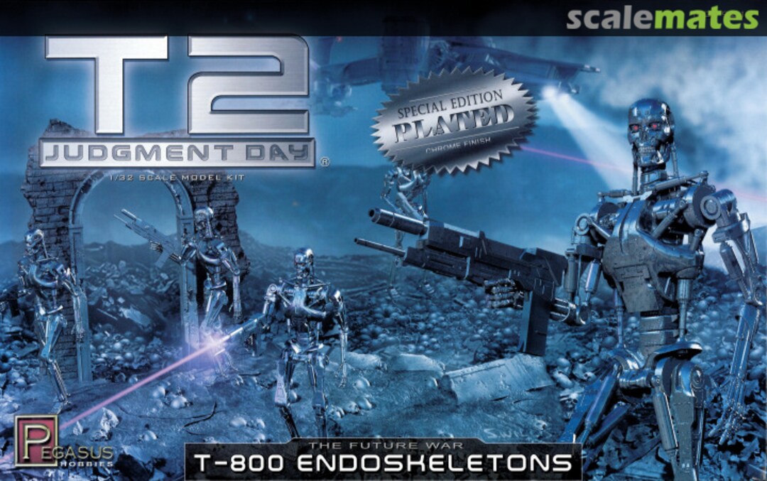 Boxart T-800 Endoskeletons (Chrome) 9217 Pegasus Hobbies Boxart T-800 Endoskeletons (Chrome) 9217 Pegasus Hobbies