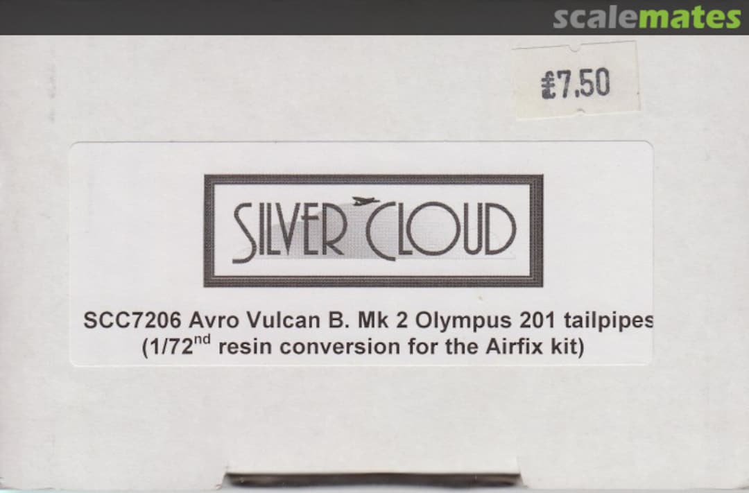 Boxart Avro Vulcan B. Mk2 Olympus 201 Tailpipes SCC7206 Silver Cloud Boxart Avro Vulcan B. Mk2 Olympus 201 Tailpipes SCC7206 Silver Cloud