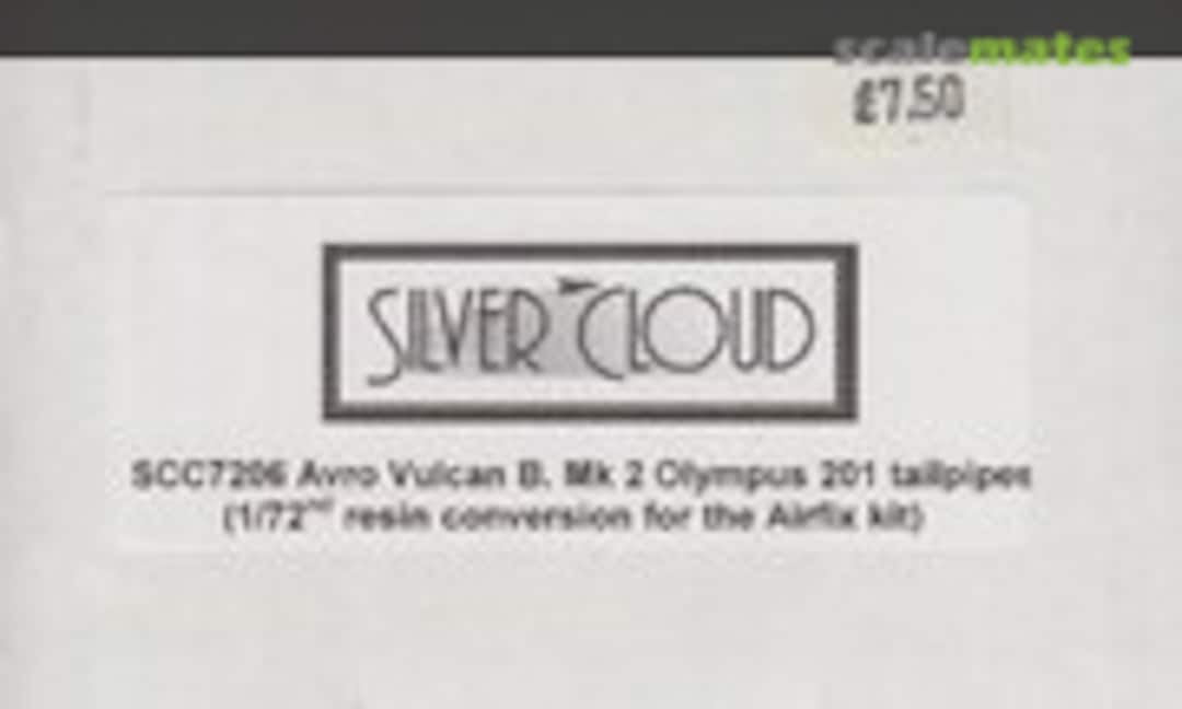 1:72 Avro Vulcan B. Mk2 Olympus 201 Tailpipes (Silver Cloud SCC7206) SCC7206