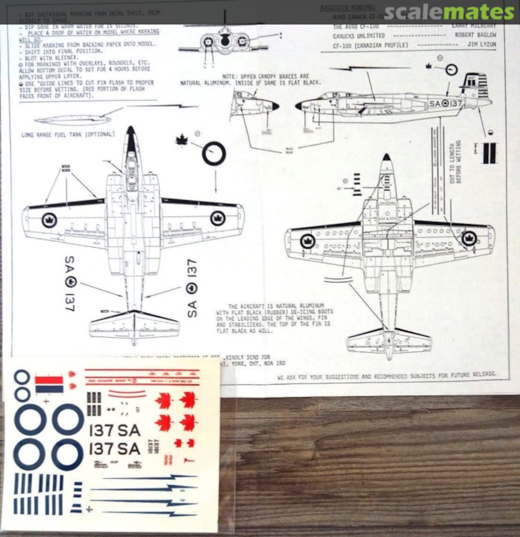 Boxart Avro CF-100 Canuck Mk 3 C-1-72 Arrow Graphics Boxart Avro CF-100 Canuck Mk 3 C-1-72 Arrow Graphics
