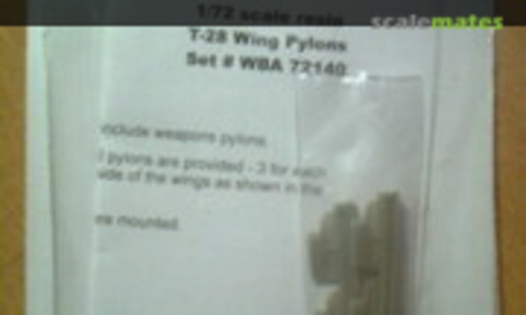 1:72 T-28 Wing Pylons (Whirlybird WBA 72140) WBA 72140
