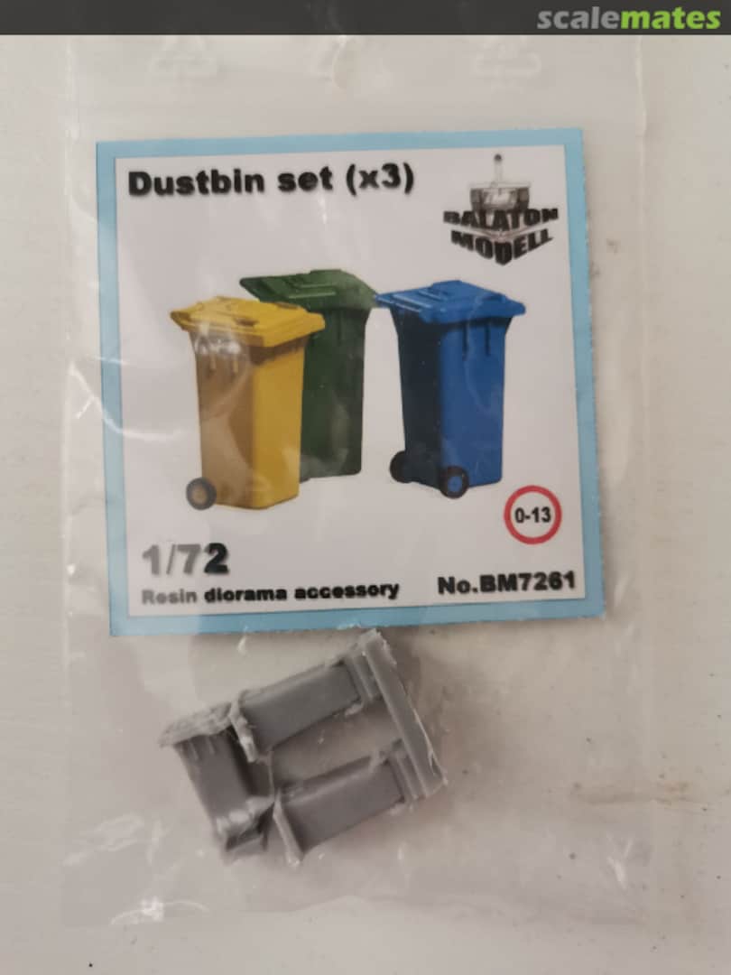 Boxart Dustbin set (3pcs.) BM7261 Balaton Modell Boxart Dustbin set (3pcs.) BM7261 Balaton Modell