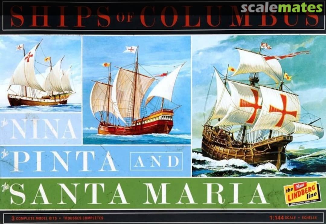 Boxart Ships of Columbus 223 Lindberg Boxart Ships of Columbus 223 Lindberg
