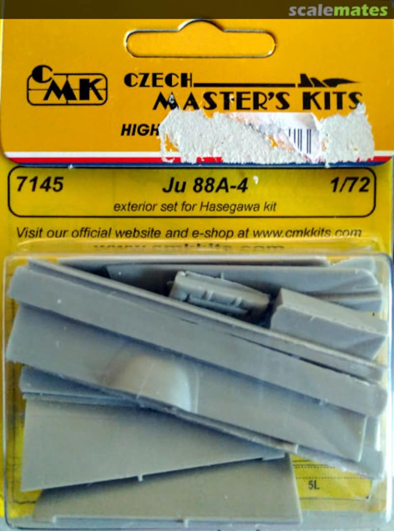 Boxart Junkers Ju 88A exterior set 7145 CMK Boxart Junkers Ju 88A exterior set 7145 CMK