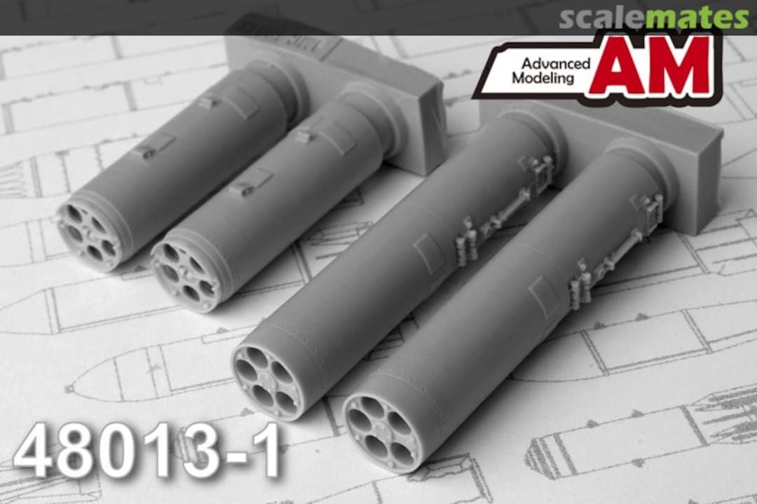 Boxart B-13L1 122mm rocket launcher 48013-1 Advanced Modeling Boxart B-13L1 122mm rocket launcher 48013-1 Advanced Modeling