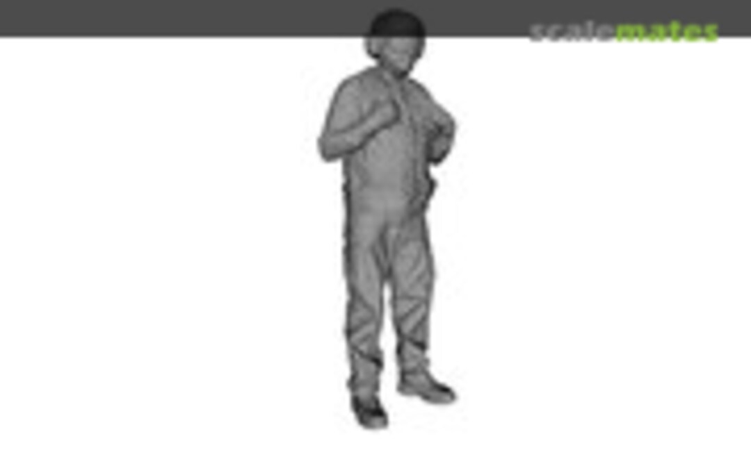 1:48 US Navy Deck Crew, 90s era, At Rest Thumbs in Vest (Reedoak 480126) 480126