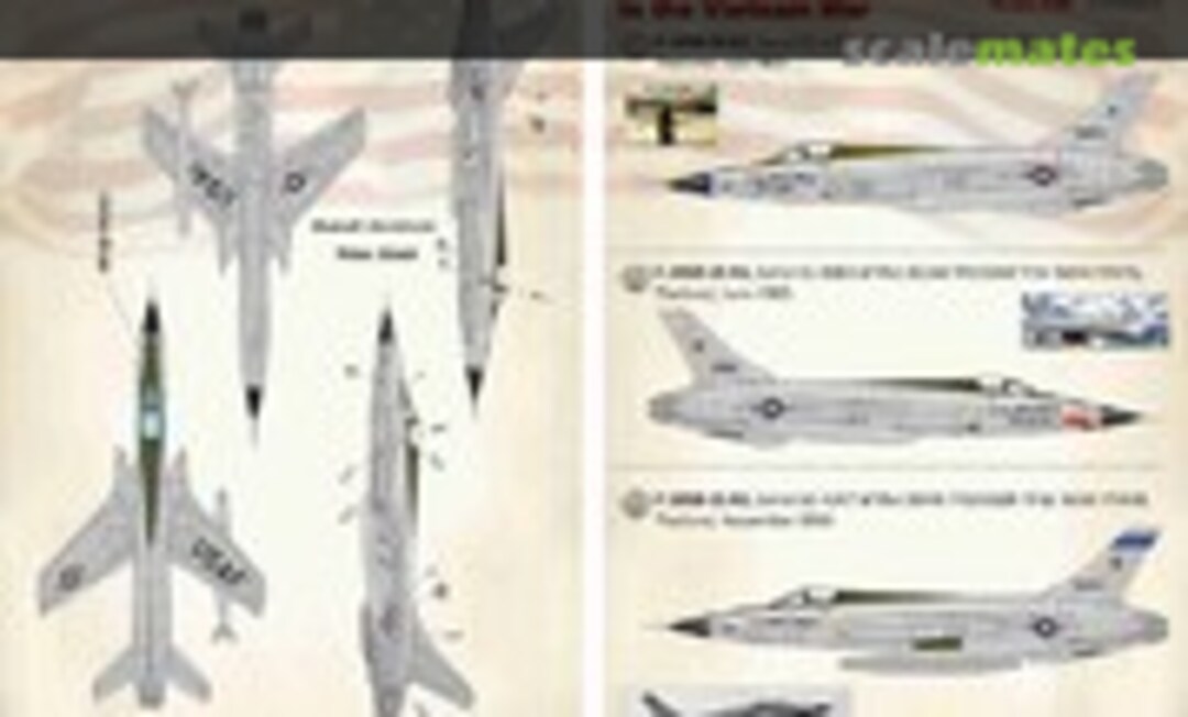1:48 Silver F-105D Thunderchiefs in the Vietnam War (Print Scale 48-151) 48-151