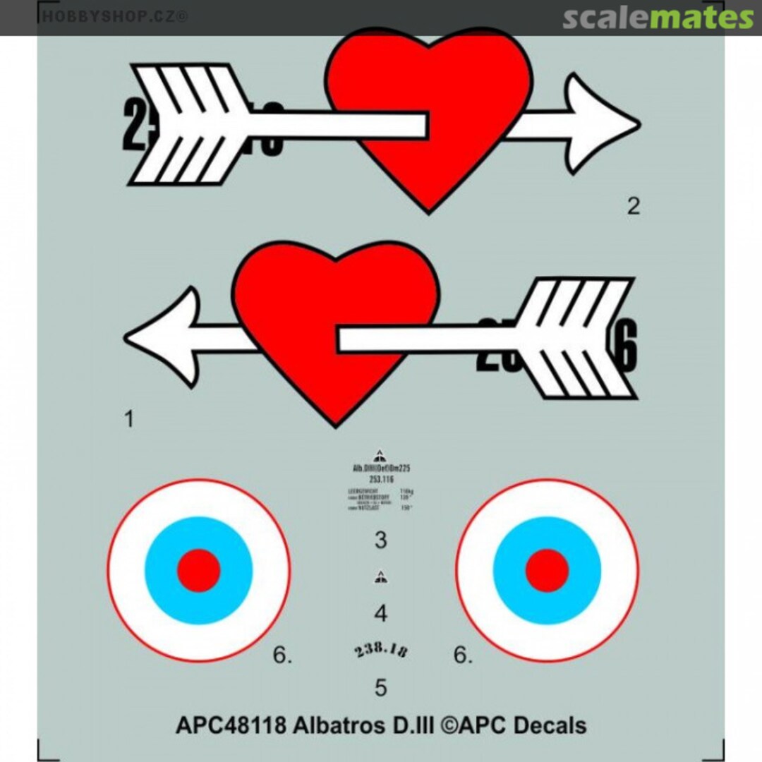 Boxart Albatros D.III Oeffag s. 253 APC48118 APC Decals Boxart Albatros D.III Oeffag s. 253 APC48118 APC Decals