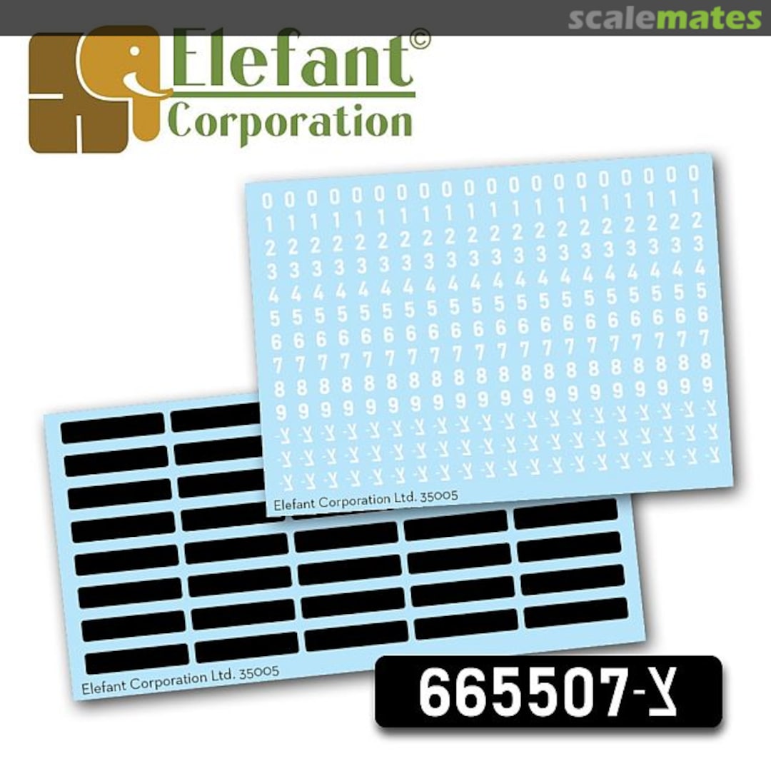 Boxart IDF License plates No. 5 35005 Elefant Corporation Boxart IDF License plates No. 5 35005 Elefant Corporation