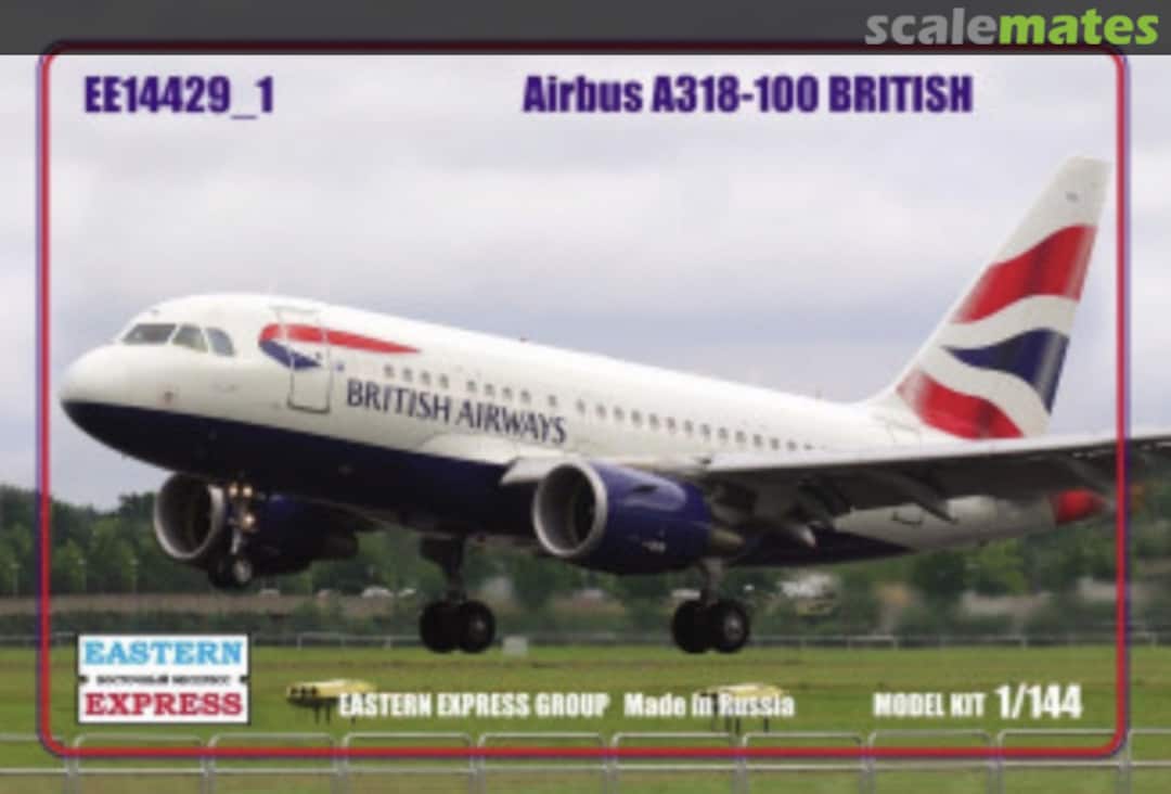 Boxart Airbus A318-100 British EE14429_1 Eastern Express Boxart Airbus A318-100 British EE14429_1 Eastern Express