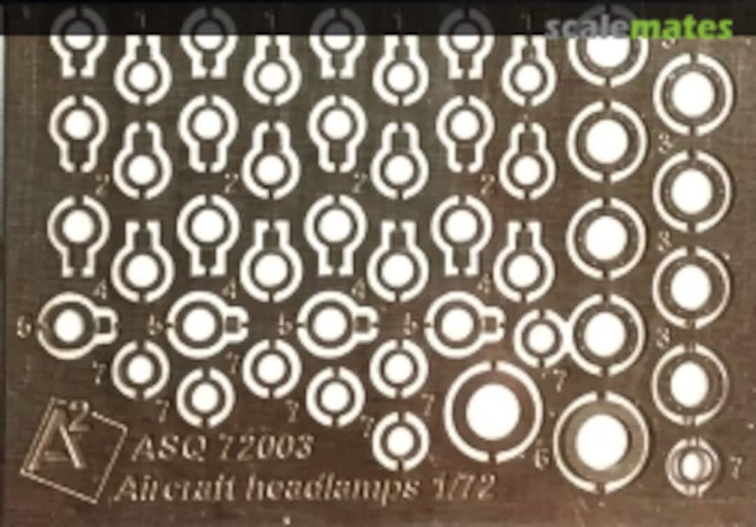 Boxart Aircraft Headlamp Frames ASQ72003 A²-squared Boxart Aircraft Headlamp Frames ASQ72003 A²-squared